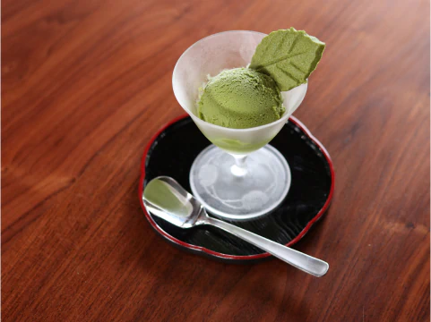 福寿園こだわりの宇治抹茶アイスクリーム