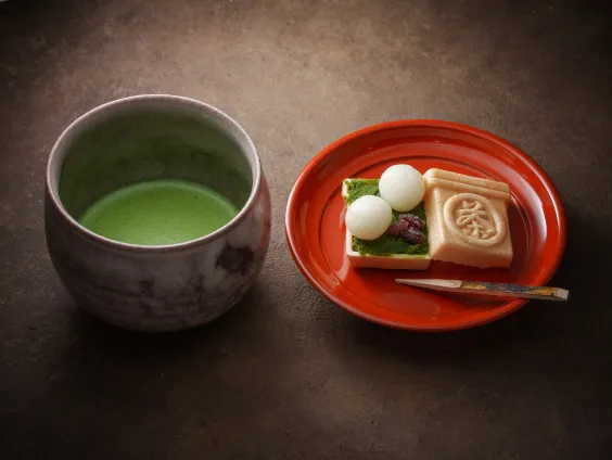 お抹茶セット（茶箱最中）