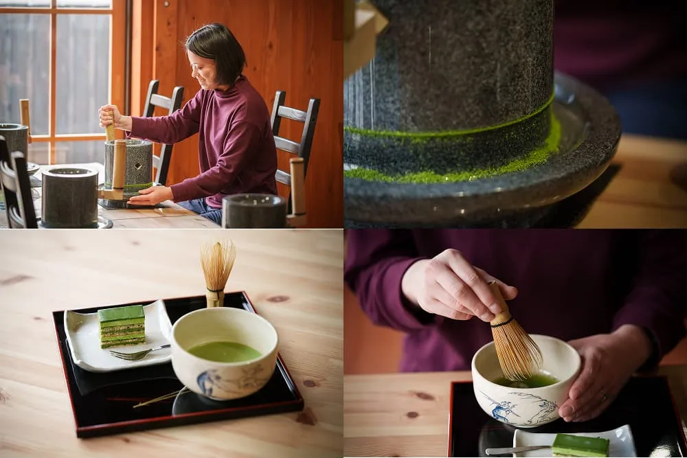 石臼抹茶体験